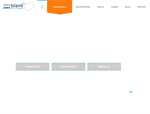 Tablet Screenshot of islandprotravel.dk